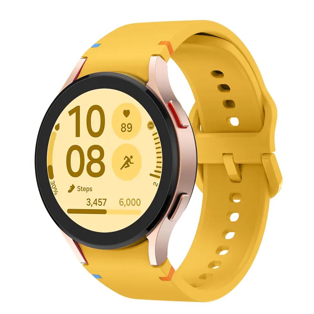 Official-website Strap for Samsung Galaxy Watch 7 FE 44mm 40mm Silicone Bracelet Galaxy Watch6 4 6 Classic 5 Pro Band 43mm 47mm