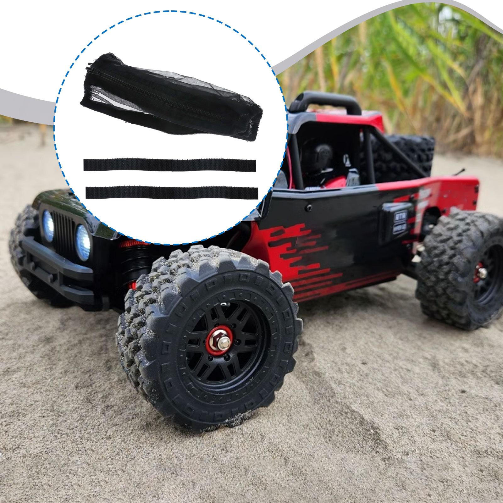 

1/16 RC Car Chassis Dust Cover Dustproof Easy to Install Zipper Design Direct Replaces Guard