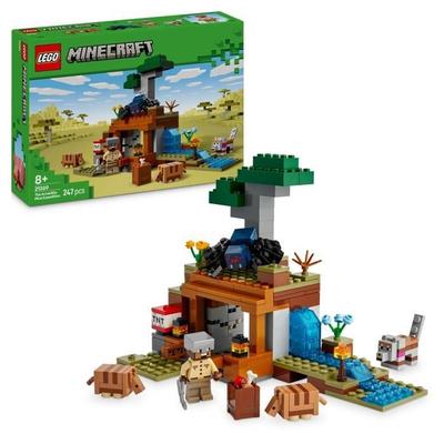 LEGO Minecraft 21269 Die Expedition zur Gürteltier-Mine - Bauspielzeug für Jungen