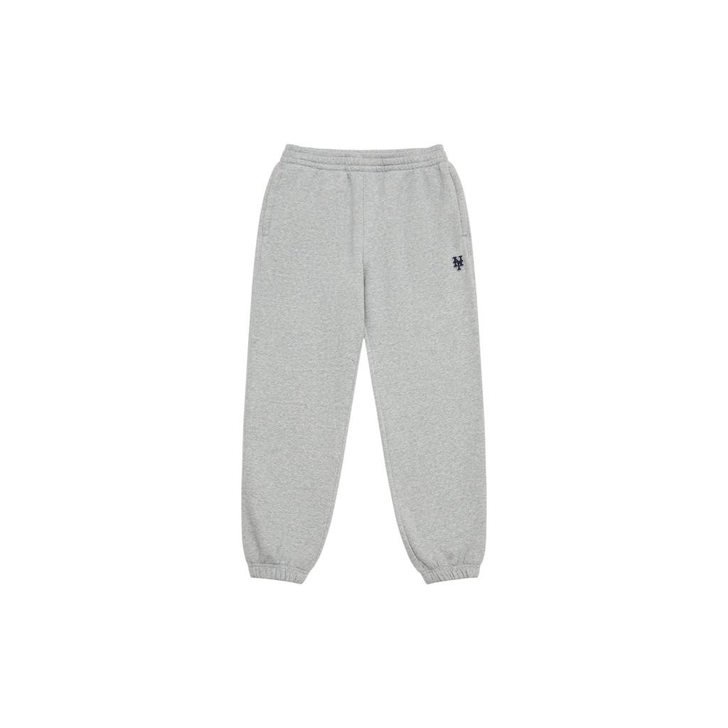 New MLB Basic Collection New York Mets 24FW Knitted Sports Pants Unisex Heather Gray 3APTB0646-09MGS