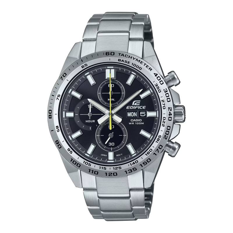 

CASIO Quartz Movement Stainless Steel Strap Watch Men s Watches Black Dial EFR-574D-1AVUEF Black Dial