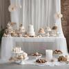 White Pink Backdrop Curtains 1/3/5/8/10meters Photography Backdrop Decor  Birthday Party Wedding