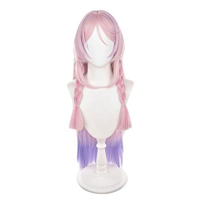 NOKIJP Shitlari Wig, Genshin Impact Cosplay, Heat-Resistant, Smooth, Easy To Style, Genshin Impact Nata Shitlari, White Star Obsidian, Master of the M