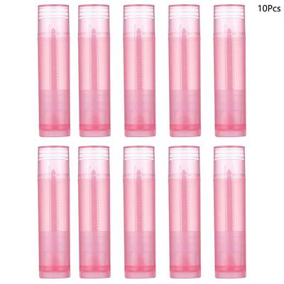 10 ks 5G prázdné rtěnky lesk na rty tuby lahvičky na kosmetiku nádobky balzám tuba uzávěr cestovní make-up balzám na rty