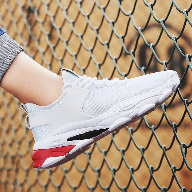 

Fashion 2024 Autumn Men s Shoes New Sports Shoes Outdoor Running Shoes Comfortable Breathable Trend Casual Shoes All-match Shoes21 39 белый