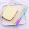 6 PCS Stainless Steel Rainbow Steak Knife Sharp Table Knives Set Restaurant Cutlery Dinner Knife Black Dinnerware Set