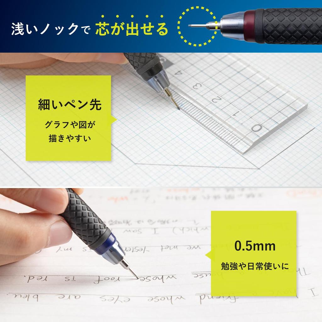 Sakura Crepas Mechanical Pencil Lightle Dark Red 0.5mm NS505W#22