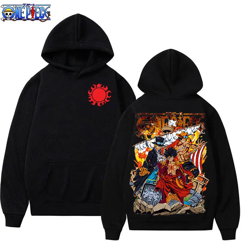 Anime One Piece Unisex Oversized Hoodie Sweatshirt Men's Clothing 25 Autumn Women Long Sleeve Pullover Sweater Tops Streetwear