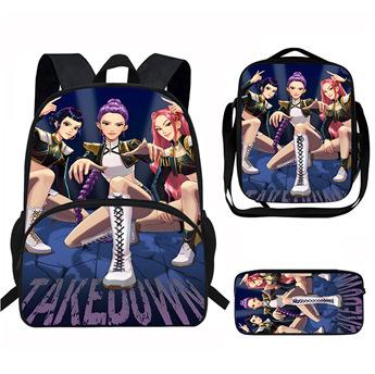 Backpack, Various Styles, Cartoon Heat Transfer, Digital Printing, Backpack, Large-Capacity Student Schoolbag