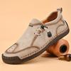 Winter New Men's Versatile Low-top Casual Leather Shoes Men's Large-size Soft-soled Soft-faced Lazy Shoes