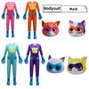 Macacão Fantasia Superkitties para Meninos Para Apresentações 4684