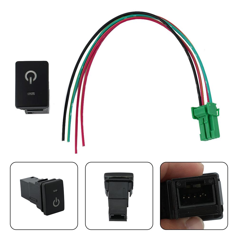 For Toyota LED Push Button Switch with Mount Hole Dimension of 086 x 129 in