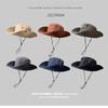 1pc 1pc Summer Men Bucket Hat Outdoor UV Protection Wide Brim Hunting Hiking Fisherman Hat Beach Multi-functional Sunscreen Cap