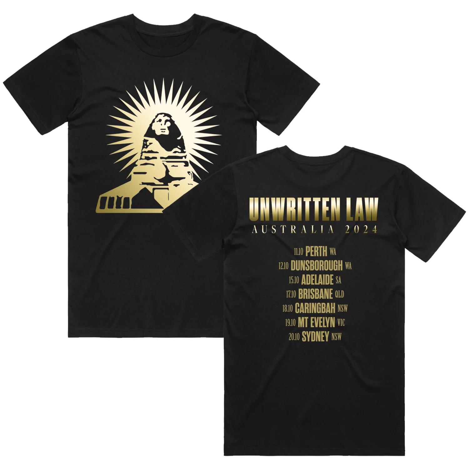 2026 American Metal Band Unwritten Law Graphic Unisexs Womens Cotton TShirt Streetwear Vintage Fashion Unisex Summer Casual Tee S