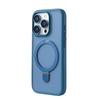 Applicable To iPhone17 Matte Magnetic Suction Bracket Mobile Phone Case Apple 15Pro with Lens Film Protective Case 18