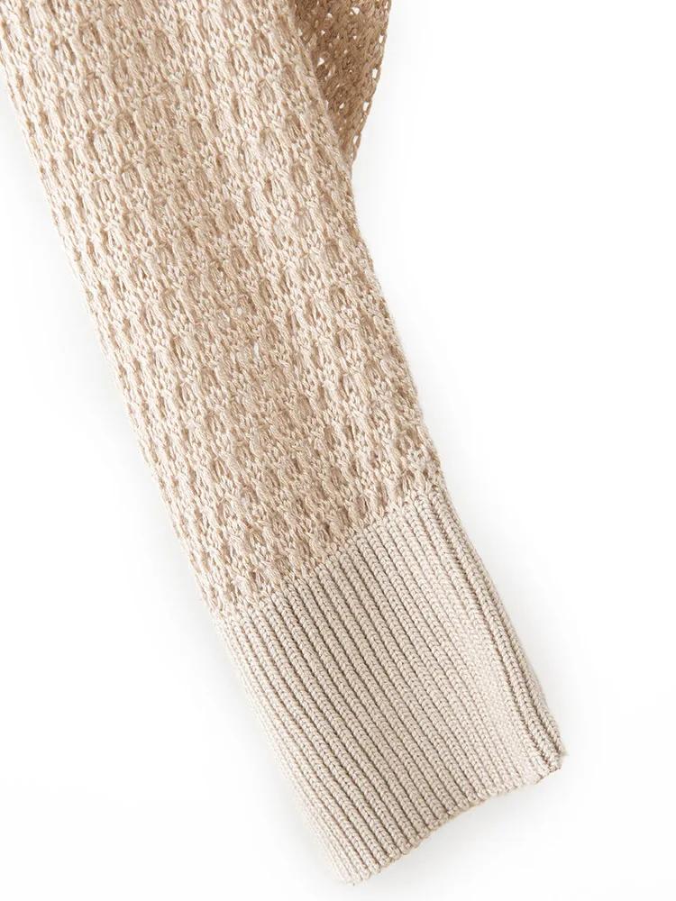 Spring Real Silk Cashmere Openwork Shawl Wrap with Sleeves Women Pashmina Super Thin Yarn Soft Knit Summer Sun Protection Blouse