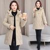 2025 cotton clothes for women winter medium and long new loose cotton-padded jacket thick cotton-padded coat