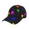 Colorful Paint Splatter Art Snapback Hat for Men Women Hip Hop Style Baseball Cap Adjustable Trucker Sun Hat