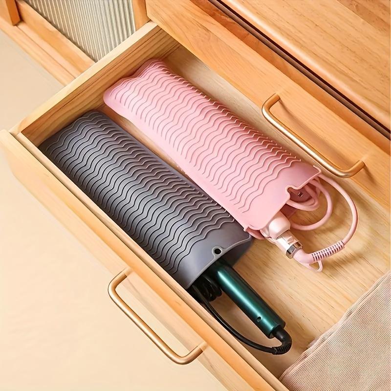 Heat Resistant Silicone Travel Pouch – for Curling&Flat Irons,Home&Travel Use–All Hair Types–Gift for Hair Stylists & Travelers
