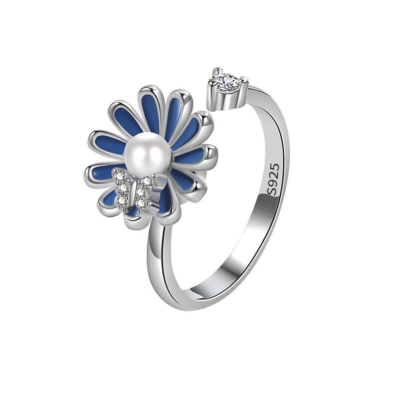 Tancise Classic 925 Sterling Silver  Zircon Ring Ladies Jewelry Wedding Promise Party Gift