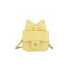 No Ip Small Pu Diamond Quilted Girls Crossbody Bag With Bow For Daily Use