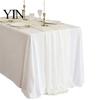 Soft Table Runner Sheer Flowing Runner, Chiffon Wedding Elegant Solid Color Spill Resistant for Dining Home Bridal Shower Party Decor Sophisticated