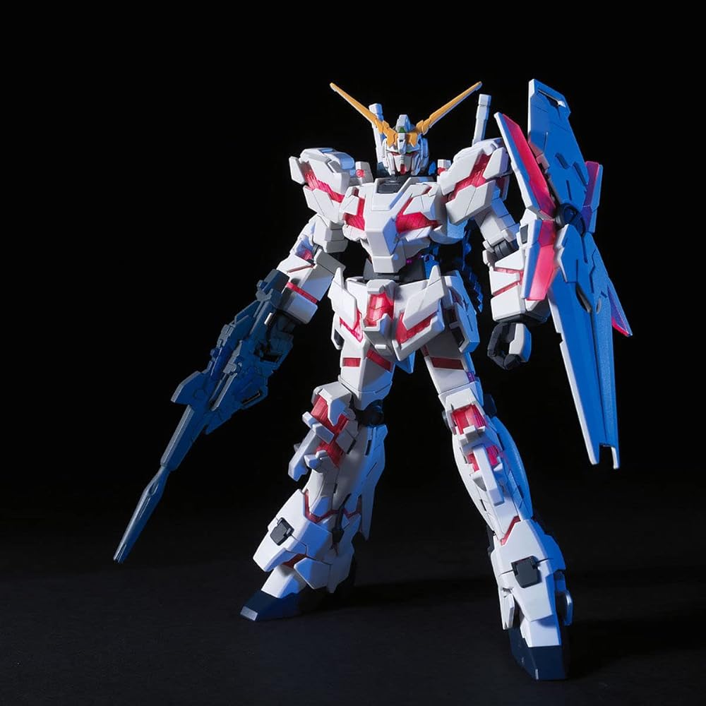 Bandai Spirits HGUC Mobile Suit Gundam Unicorn Destroy Mode 1/144 Scale Colored Plastic Model Multi-Color