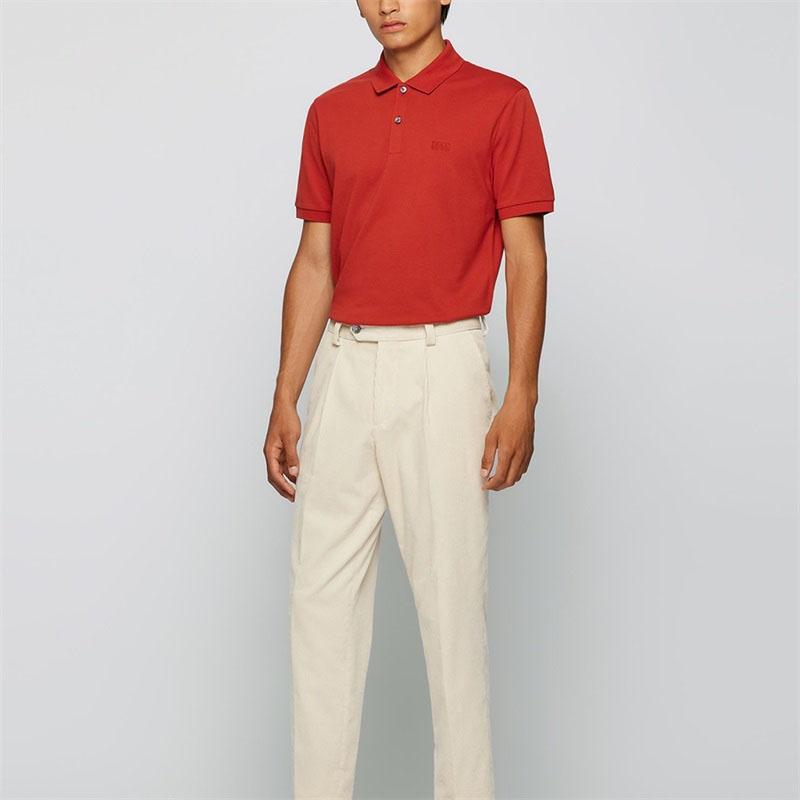 Hugo Boss Polo Shirt Men's Orange Red 50425985 611