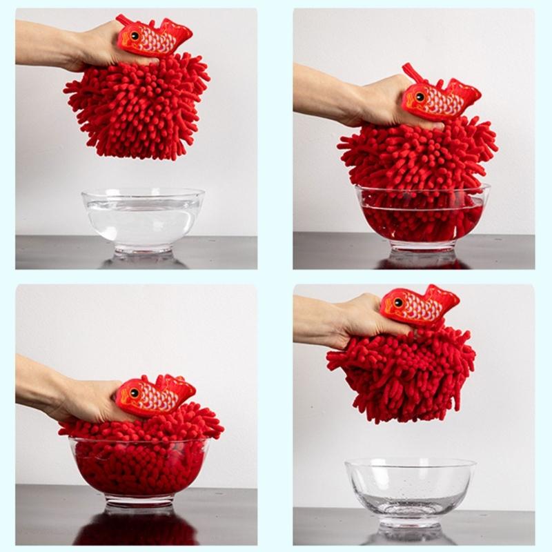Quick-Drying Hands Towel Dry Soft Hanging Hands Towel Bathroom Accessories