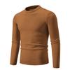 Autumn Mens Knitwear Thin Basic Elastic Slim Fit Inner Layer Thin Sweater Solid Color Casual Warm Slim High Quality Pullovers