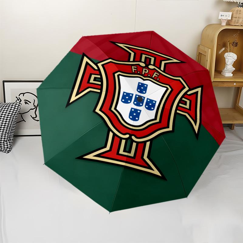 1pc P-Portugal Umbrella, Sun Protection, And UV Shielding. It Has Eight Sturdy Ribs for Outdoor Use And Perfect As a Holiday Gift