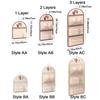 Cartoon Socks Storage Hanging Bag 1/2/3 Layer Hanging Mesh Bag Clothing Storage Bags  Dormitory