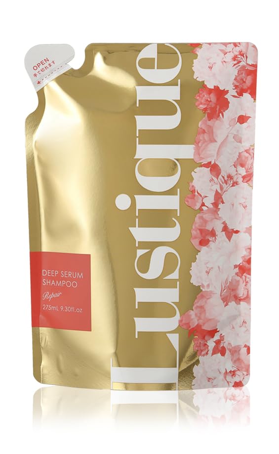 

[10% дополнительный шампунь для пополнения] (нет бутылки)] Lustique Deep Serum Shampoo Repair 275мл Салонный шампунь Аминокислотный Бессиликоновый Эксклюзивно для салонов красоты
