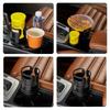 2 In 1 Car Cup Holder Expander 360 Degree Adjustable Base Drink Holder Anti-Shake Stable Auto Bottle Holder Organizer