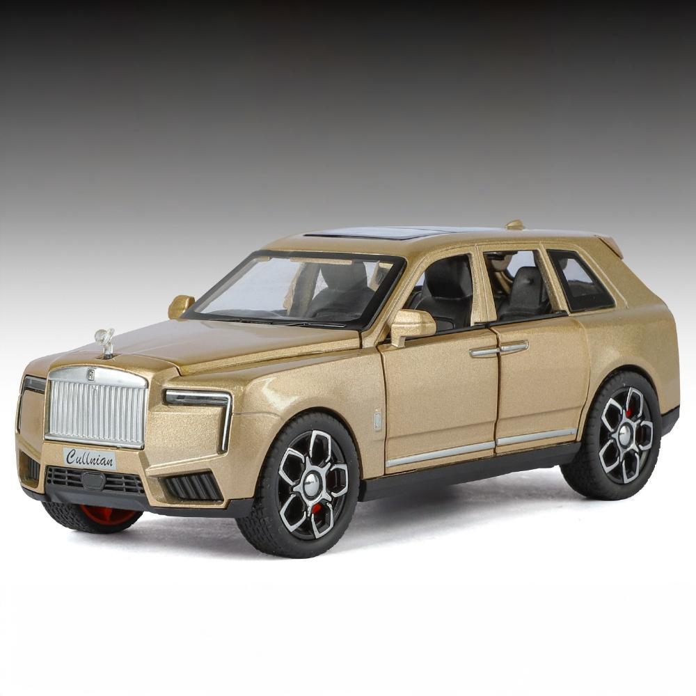 1:32 Rolls Royce Cullinan Luxury SUV Alloy High Simulation Car Model Diecast Display Present Sound And Light Pull Back Birthday