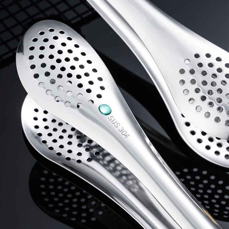 Zhishi 304 Stainless Steel BBQ & Food Tongs
