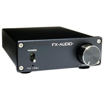 10W X 2ch Digital Amplifier Power Amplifier Equipped with Tripath TA1101B FX-AUDIO- FX-102J [Black]