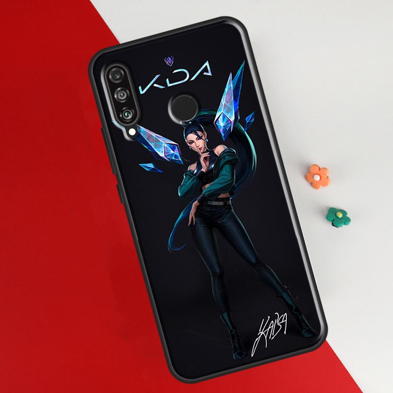 Kda Kaisa Ahri Akali Case For Huawei P30 Lite P40 P20 P50 Pro Nova 5T P Smart 2021 2019 Cover For Honor 50 Lite