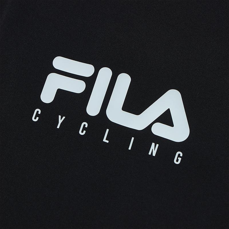 Fila Cycling Brand Logo Fashion Sports Hooded Jacket Men Jacket Deep-Black A11M518705F-BK