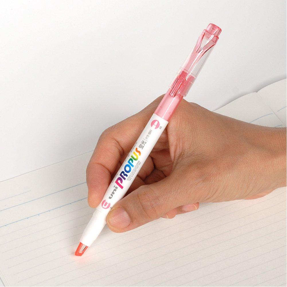 Uni Mitsubishi Pencil Window Soft 5 PUS102T5CS Pro-Pass Highlighter, Color, Colors,