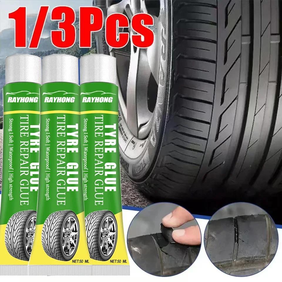 Black Strong Tyre Repair Glue Instant Liquid Rubber Glues Wear-resistant Rubber Non-corrosive Adhesive Glue Car Tools