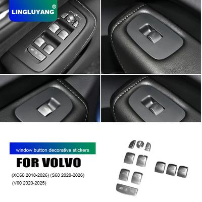 Voor Volvo S90 XC60 XC90 S60 V60 V90CC raamheffertoets decoratie sticker interieur speciale benodigdheden