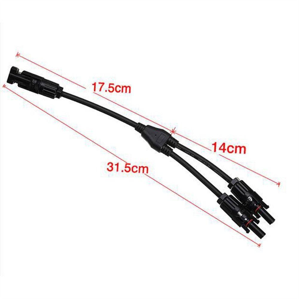 Connector Solar Parallel Connector Photovoltaic Panel Adaptor Y Branch Connector Y Branch Plug