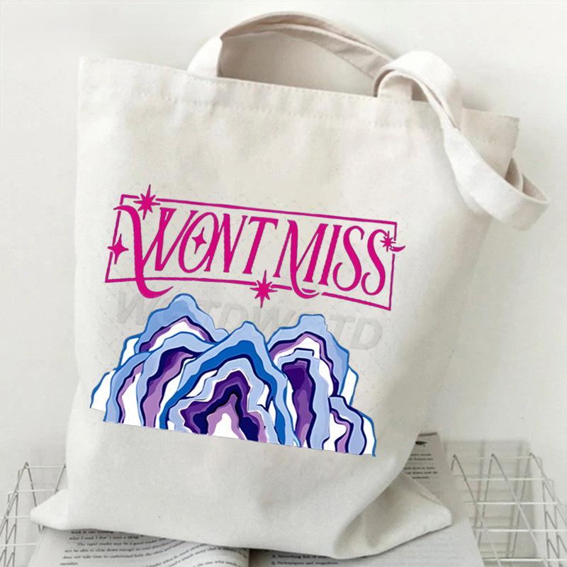 Witch Hunters Peripheral Printing Fashion Shoulder Bag Women's Large Capacity Student Portable Tote Bag Canvas Bag
