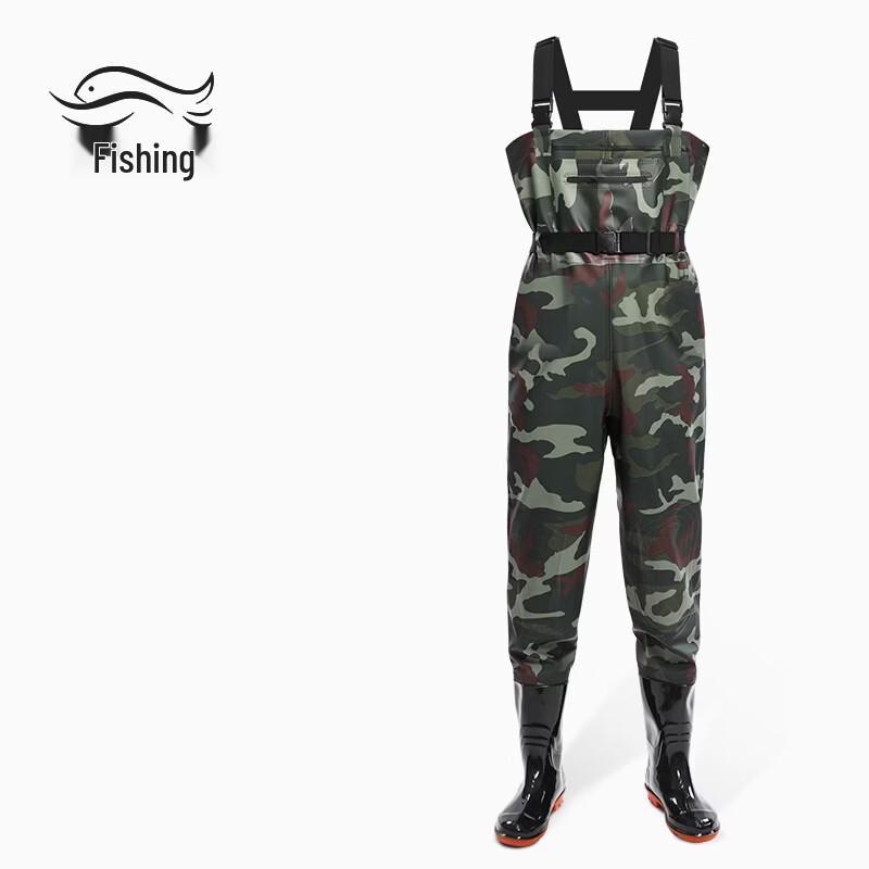 Waders Impermeabili da Pesca da Uomo Yududuo con Stivali Integrati