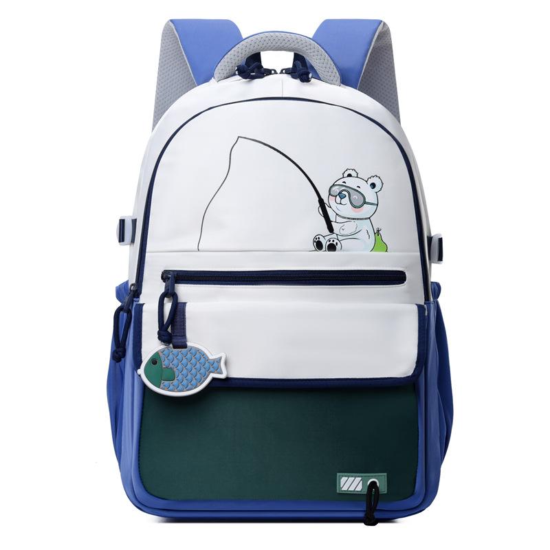 Grundschultasche Mode Wirbelsäulenschutz zur Entlastung des Kinderrucksacks Jungen und Mädchen Rucksack mit großem Fassungsvermögen