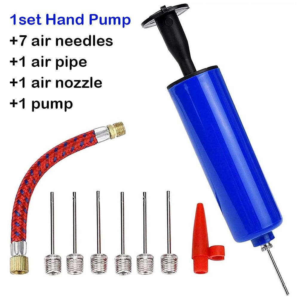 Flexible Hose Ball Pump Hand Pump Inflator Portable Basketball Pump Football Inflating with Pump Volleyball Hose Push Air