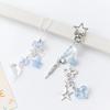 Cute Dolphin Pearls Pendant Keychain Beaded Mobile Phone Chain Sweet Exquisite Backpack Decoration Accessories Gifts