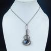 Dendrite Opal Pendant Gemstone Jewelry, 999 Copper Wire Wrapped Pendant, Handmade Jewelry Birthstone Pendant, Gift For Him