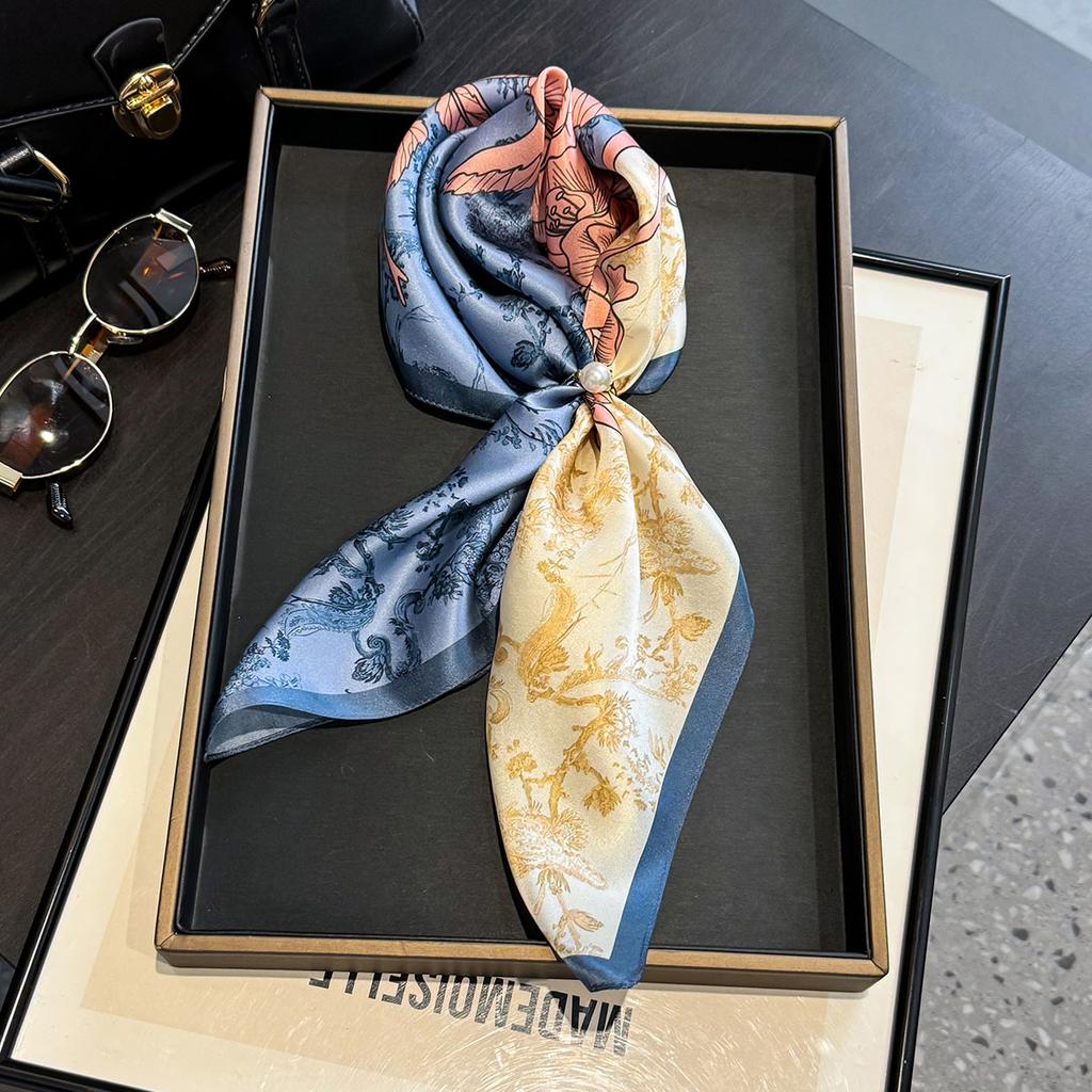 100% Natural Silk Scarf Women Shawls Wraps For Ladies Foulard Scarves Pashmina Neckerchief Female Hijab Bandana Fashion Bufanda